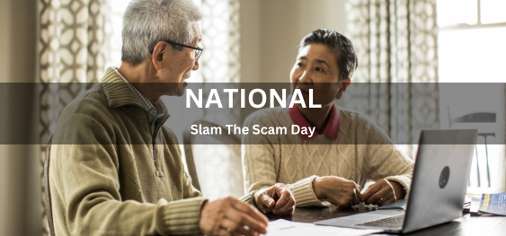 National Slam The Scam Day [ राष्ट्रीय स्लैम घोटाला दिवस]